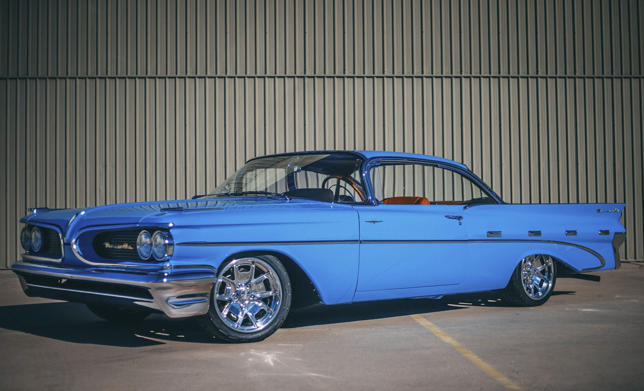 1959 Pontiac Bonneville - American Racing VF528 - Chrome